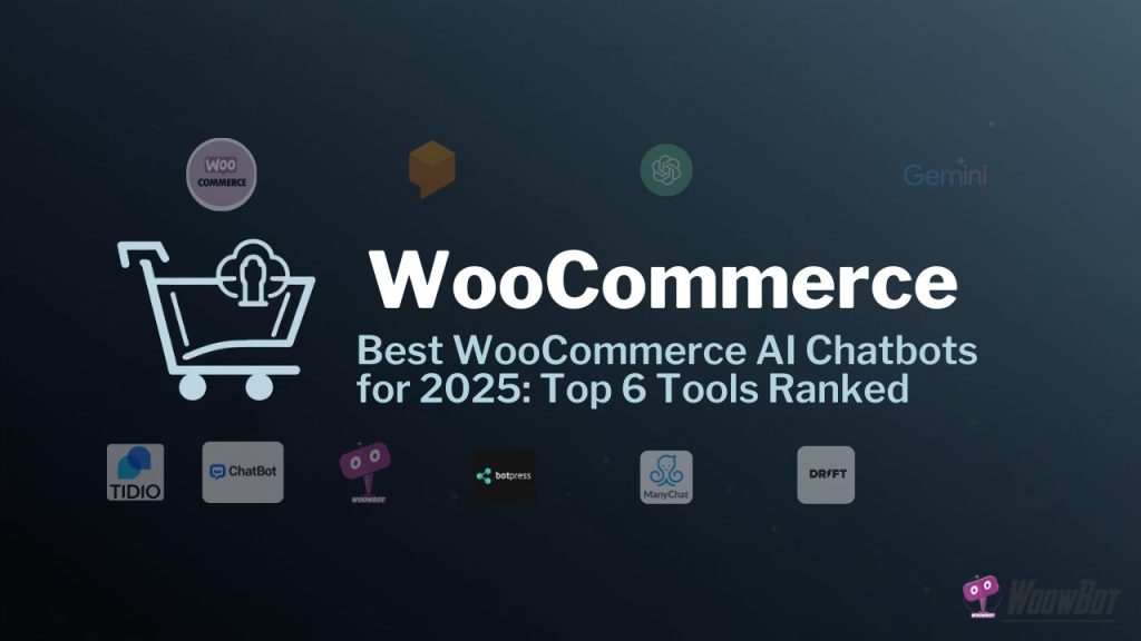 Best WooCommerce AI Chatbots for 2025: Top 6 Tools Ranked