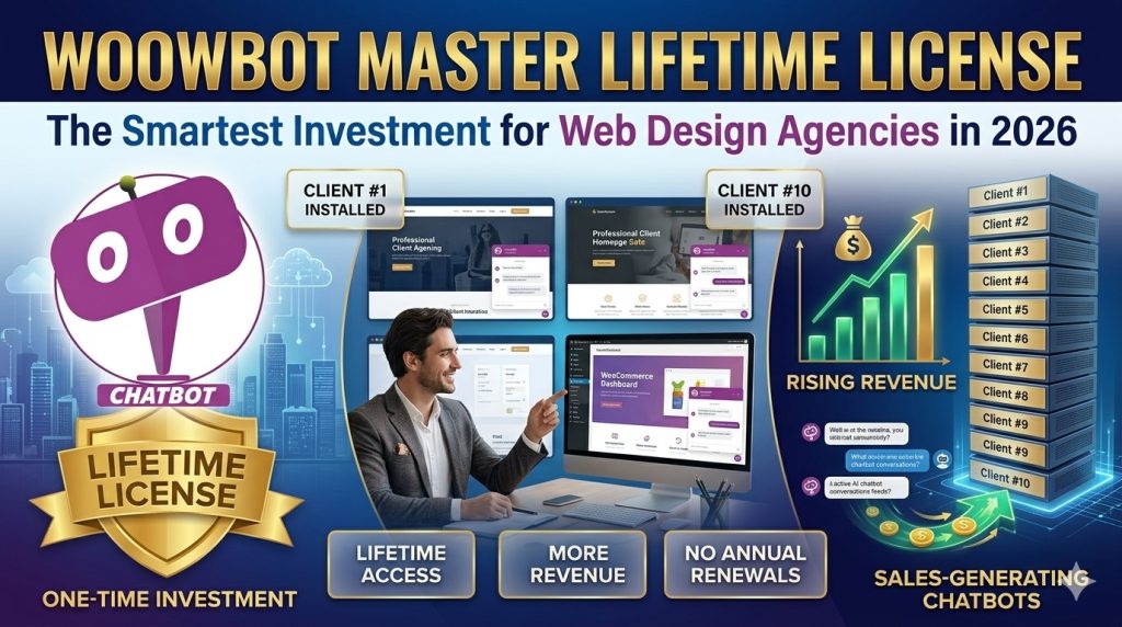 WoowBot Master Lifetime License: The Smartest Investment for Web Design Agencies in 2026