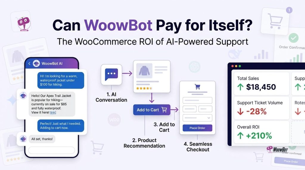 Can WoowBot Pay for Itself? The WooCommerce ROI of AI-Powered Support