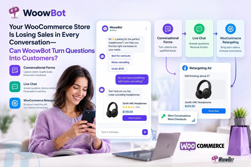Your WooCommerce Store Is Losing Sales in Every Conversation—Can WoowBot Turn Questions Into Customers